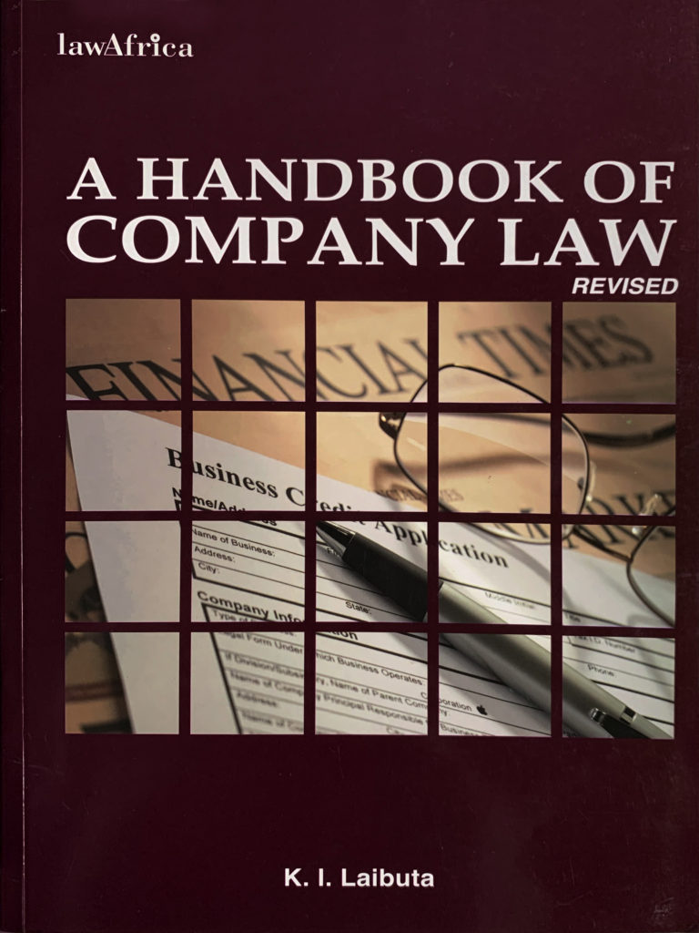 A Handbook of Company Law